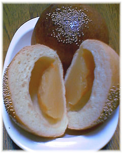 金柑餡パン