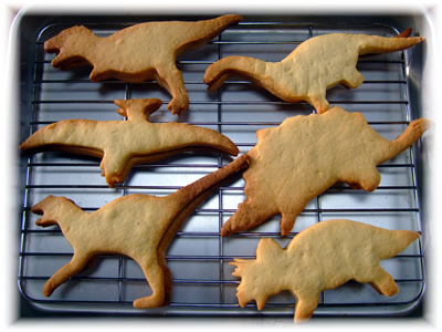 Dinosaur cookies
